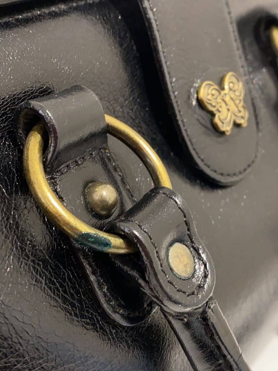 ANNA SUI Bag Leather Black 7