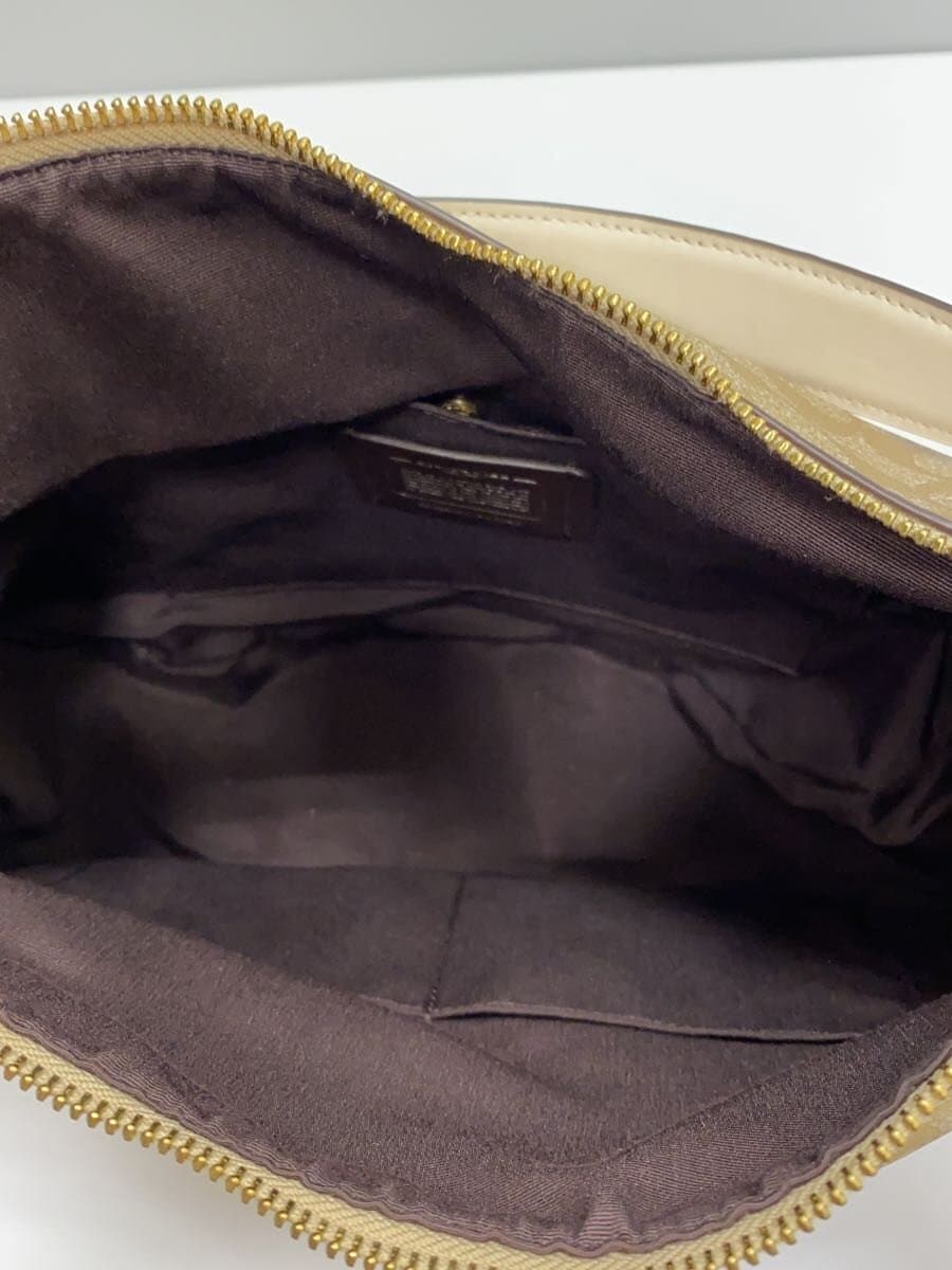 COACH Shoulder Bag_Signature_Beige Leather BEG All Over Pattern 6