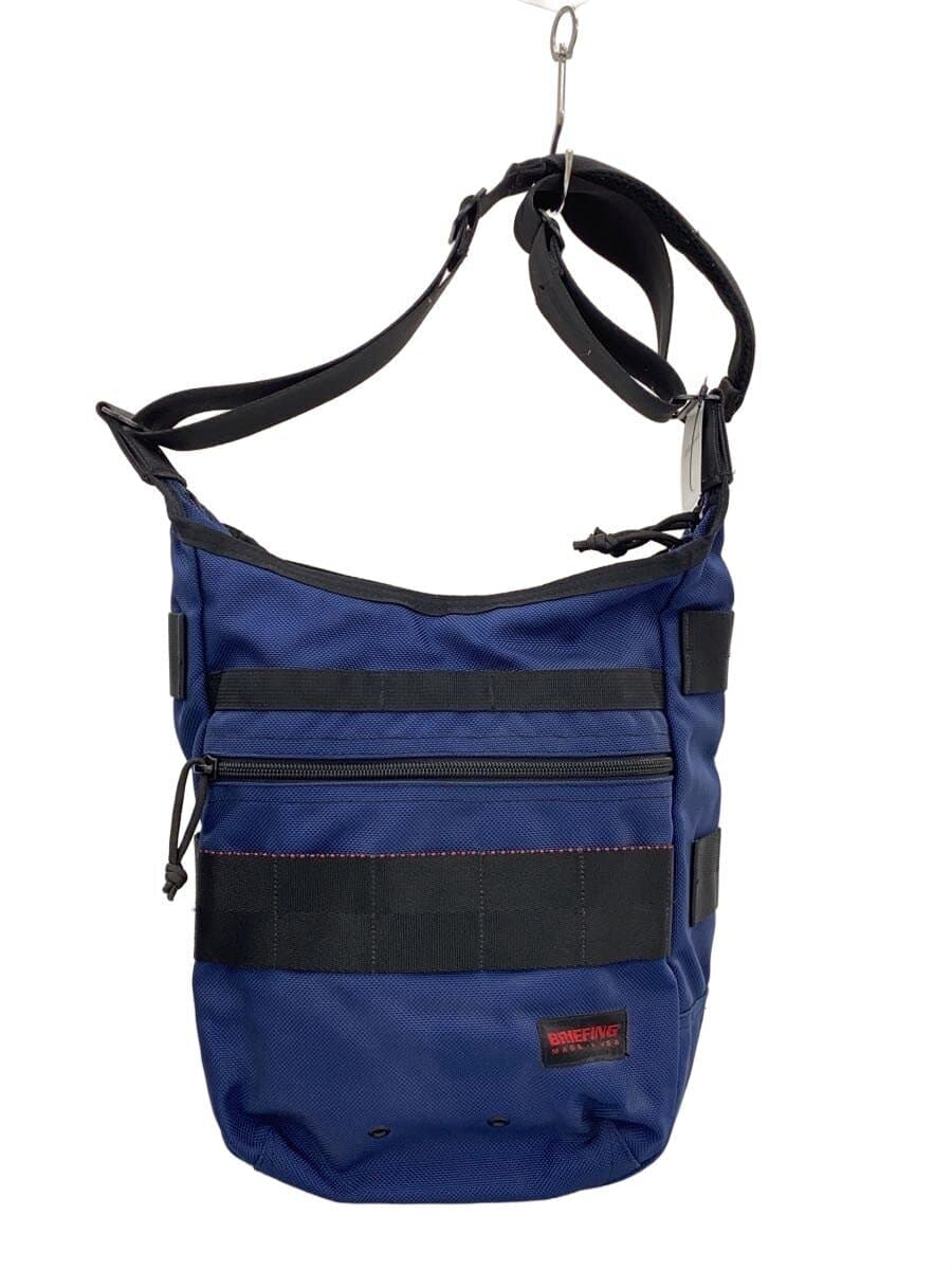 BRIEFING Shoulder Bag Nylon Navy Solid Color Dead Ripper
