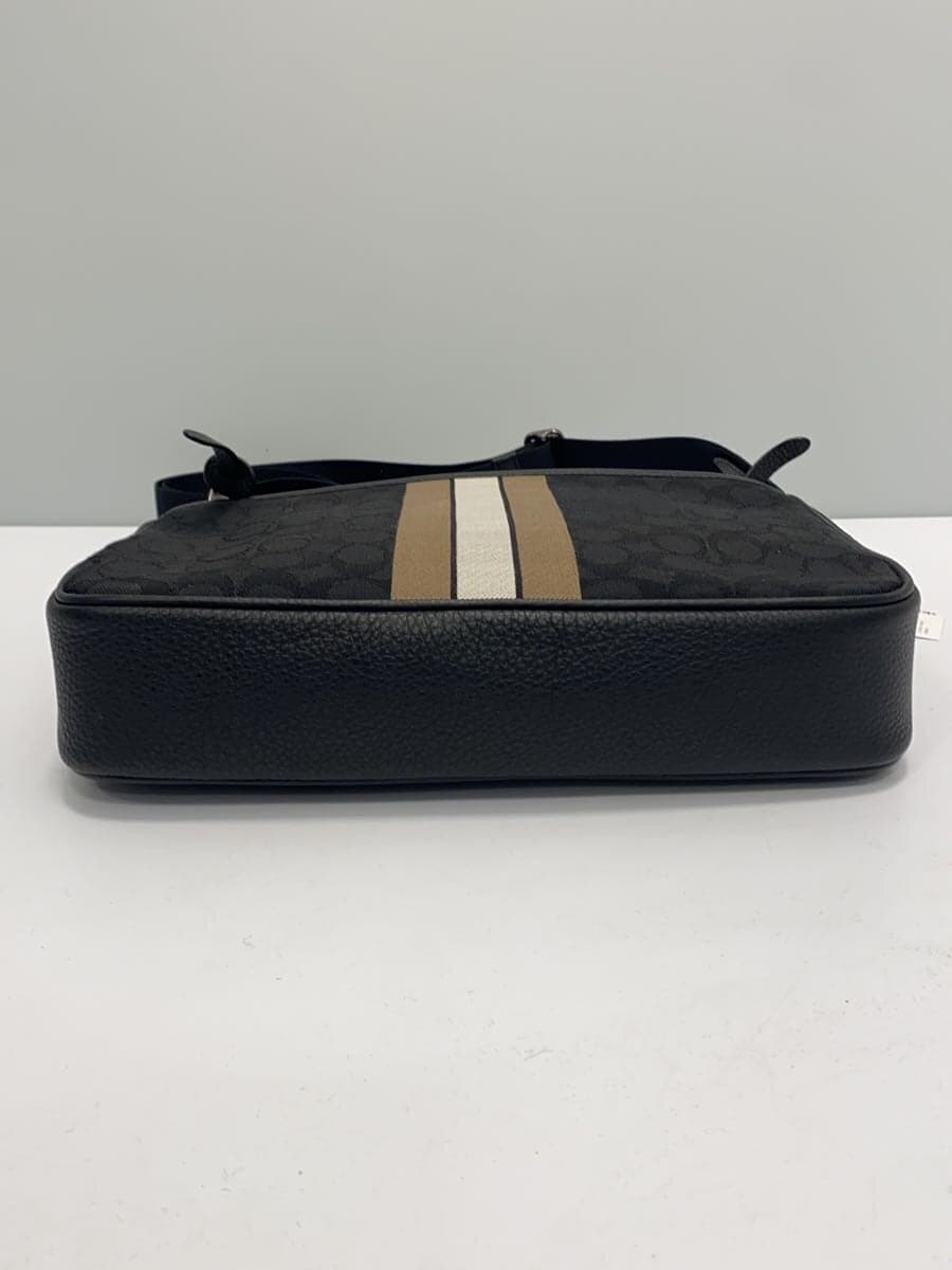 COACH Shoulder Bag Canvas BLK C5291 4