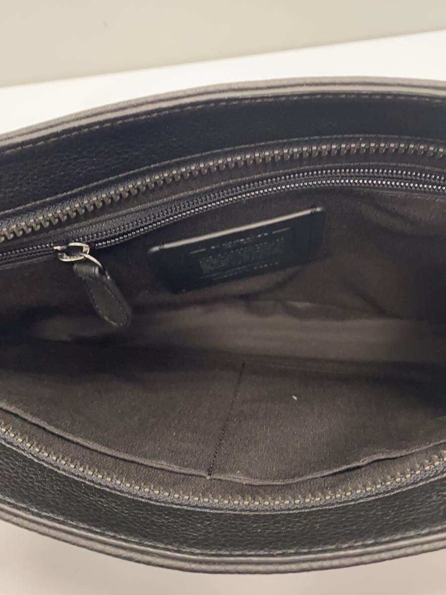 COACH Shoulder Bag Canvas BLK C5291 6