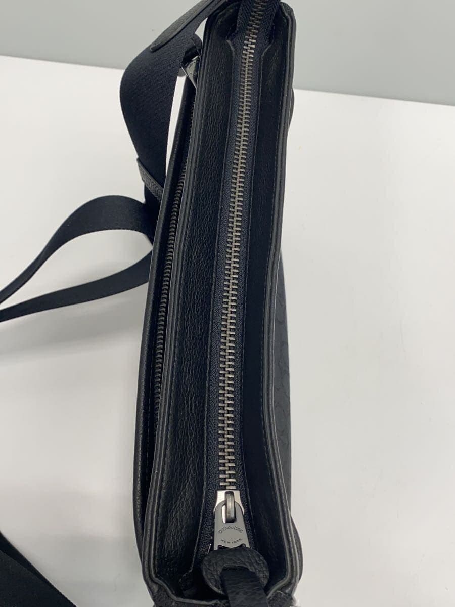 COACH Shoulder Bag Canvas BLK C5291 9