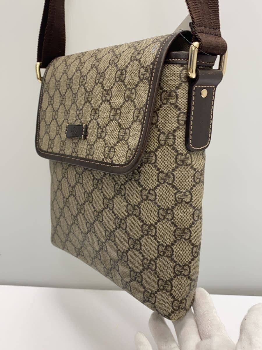 GUCCI Shoulder Bag_GG Plus PVC BRW 223666 KGDIG 8588 2