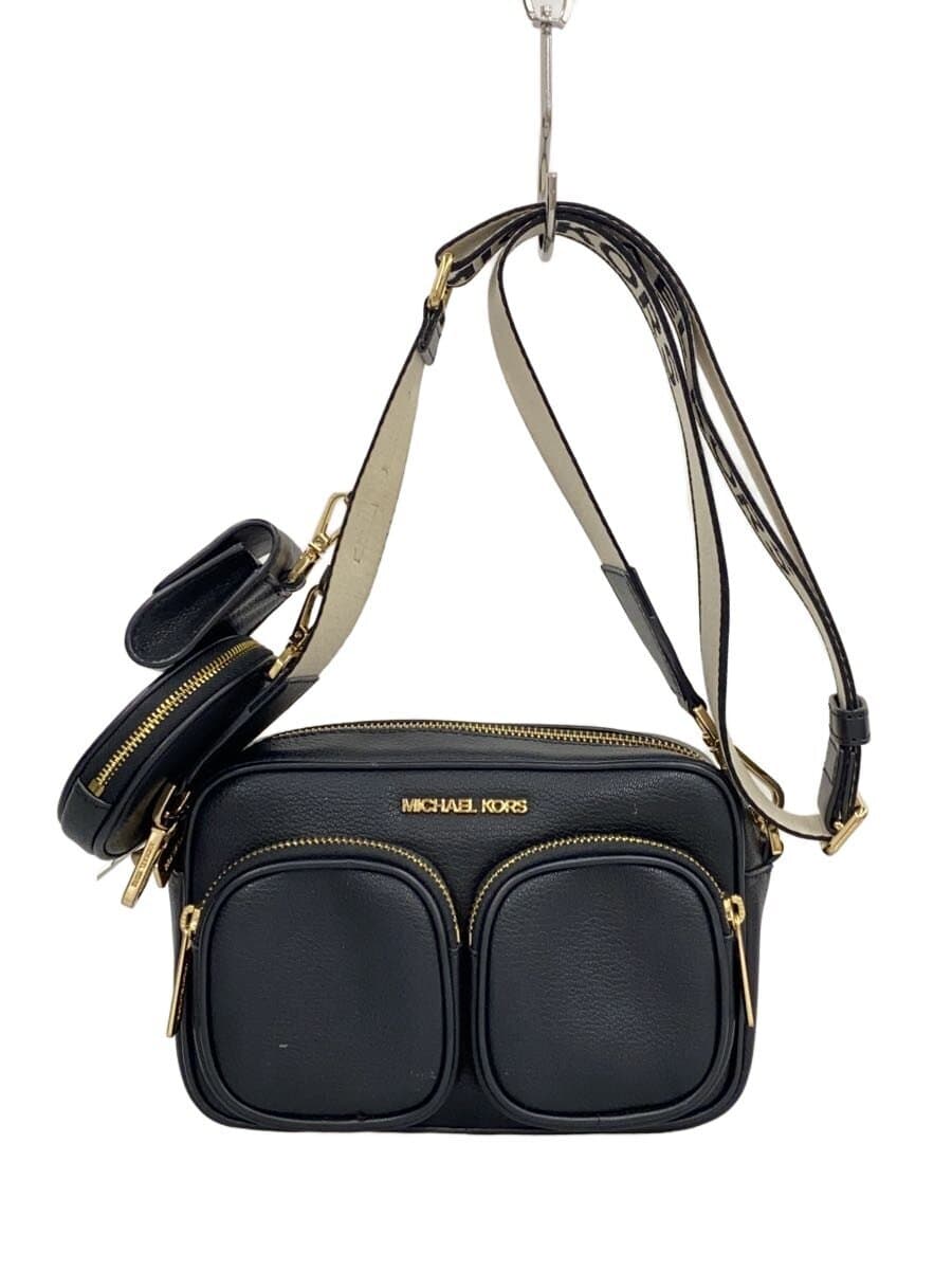 MICHAEL KORS Shoulder Bag Leather Black 35S2GTTC6L
