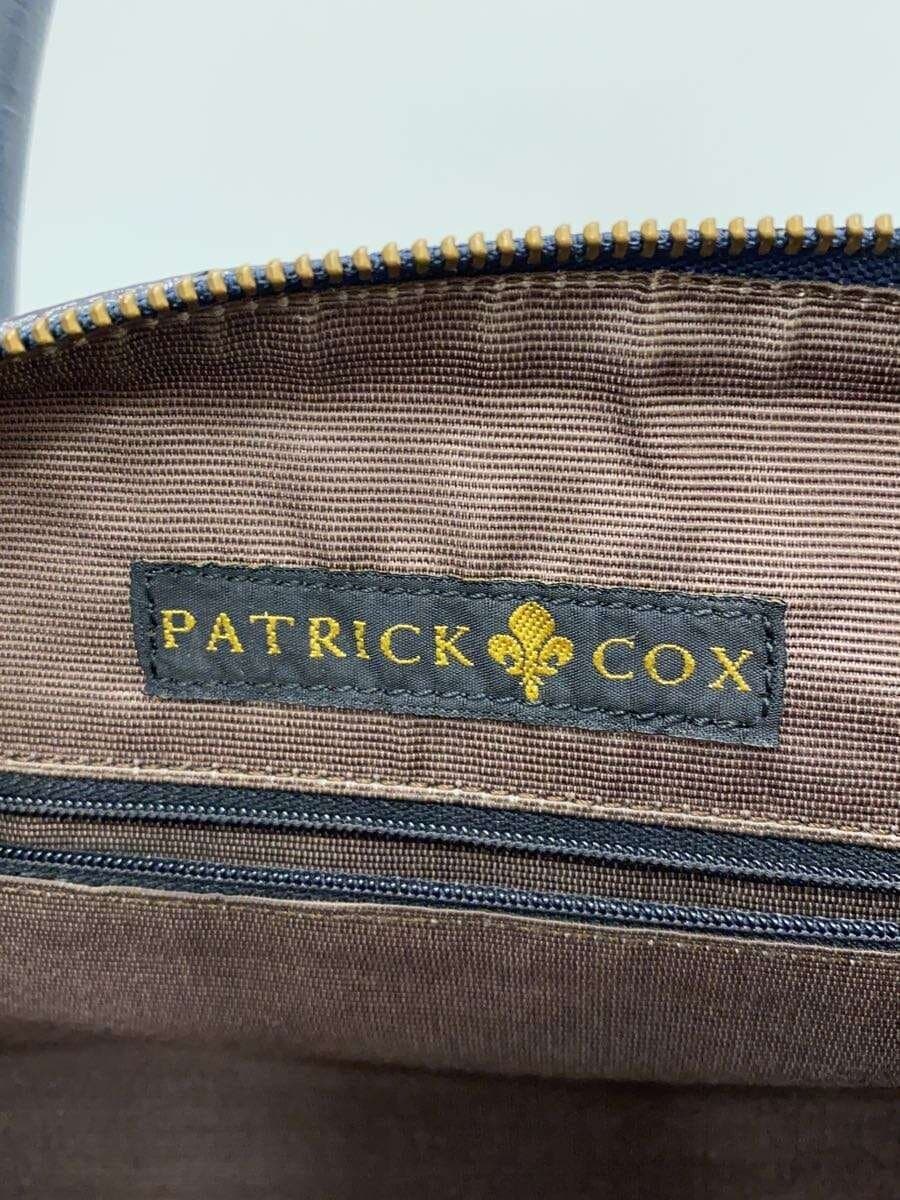 PATRICK COX Handbag Leather BLK All Over Pattern 5