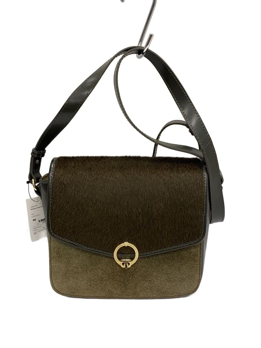 Maison Vincent Shoulder Bag Leather GRN Solid
