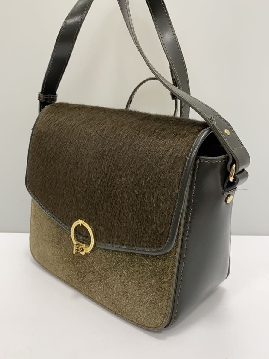 Maison Vincent Shoulder Bag Leather GRN Solid 2