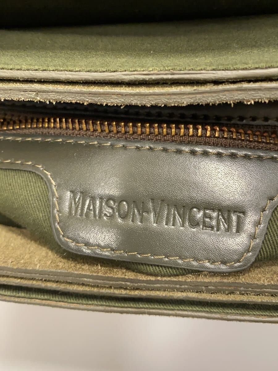 Maison Vincent Shoulder Bag Leather GRN Solid 5