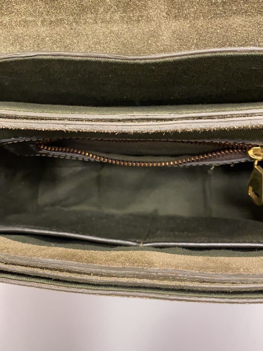 Maison Vincent Shoulder Bag Leather GRN Solid 6