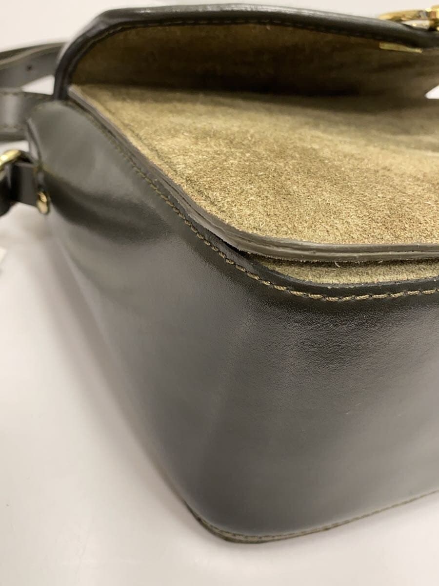 Maison Vincent Shoulder Bag Leather GRN Solid 7