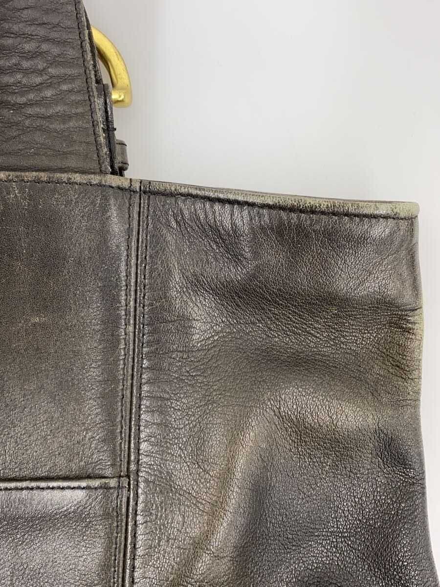 COACH Bag Leather Black Vintage COACH 4155 9