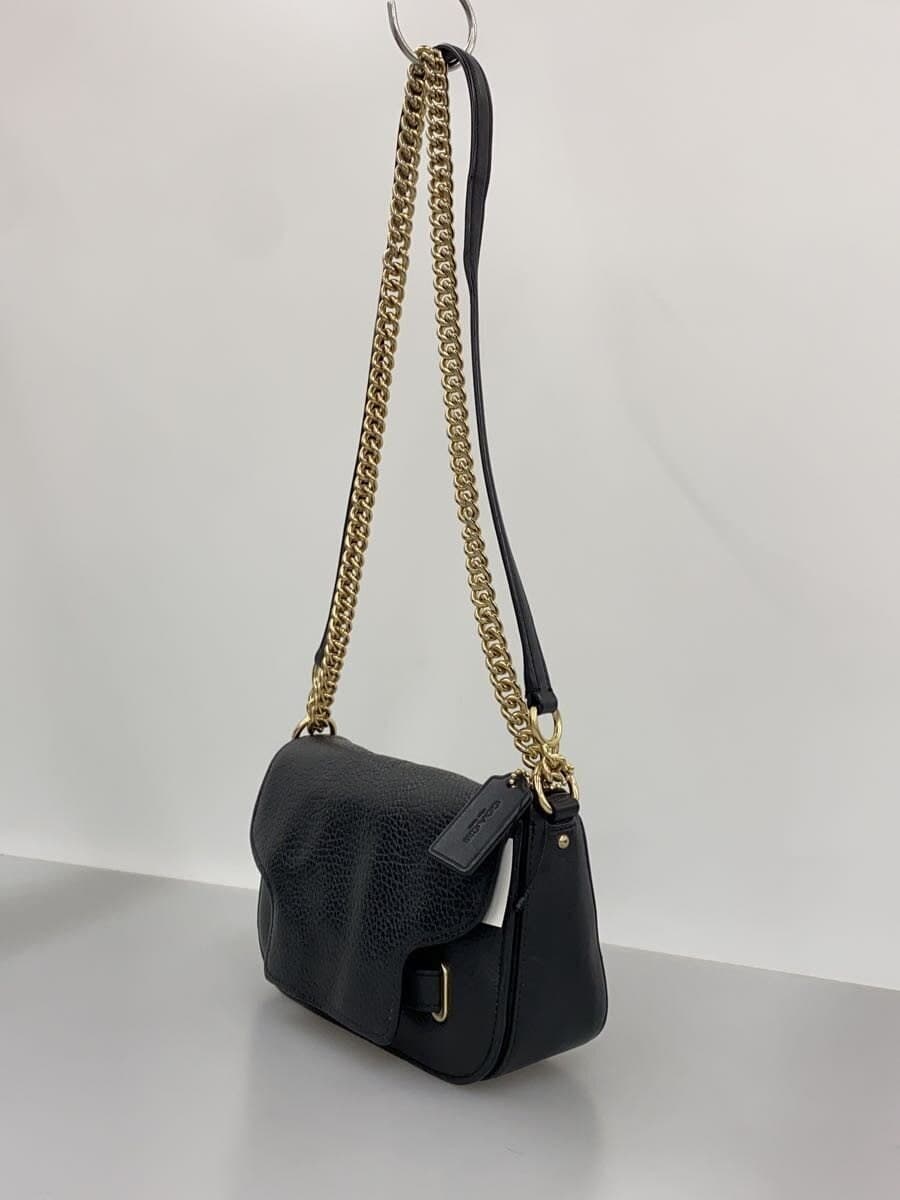 COACH Shoulder Bag Leather Black F32099 2