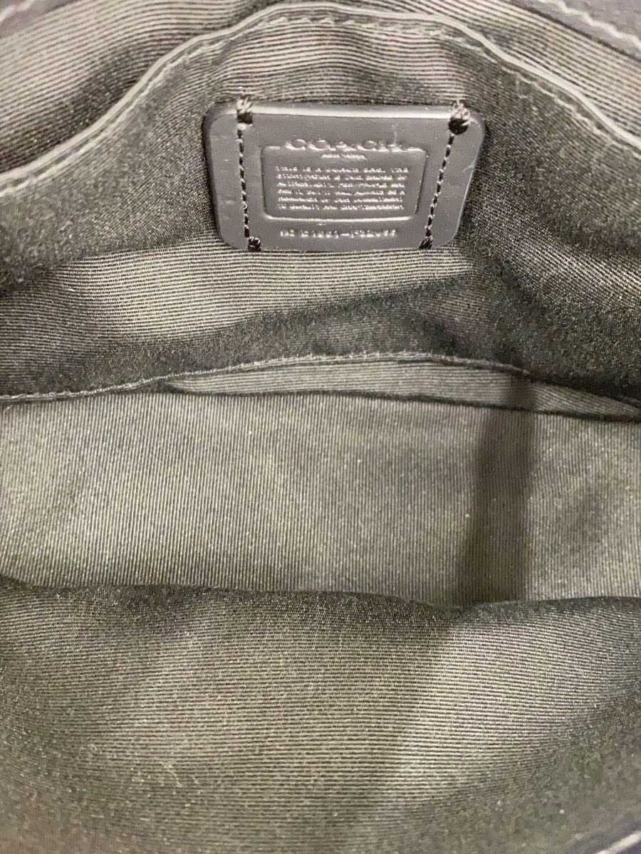 COACH Shoulder Bag Leather Black F32099 6