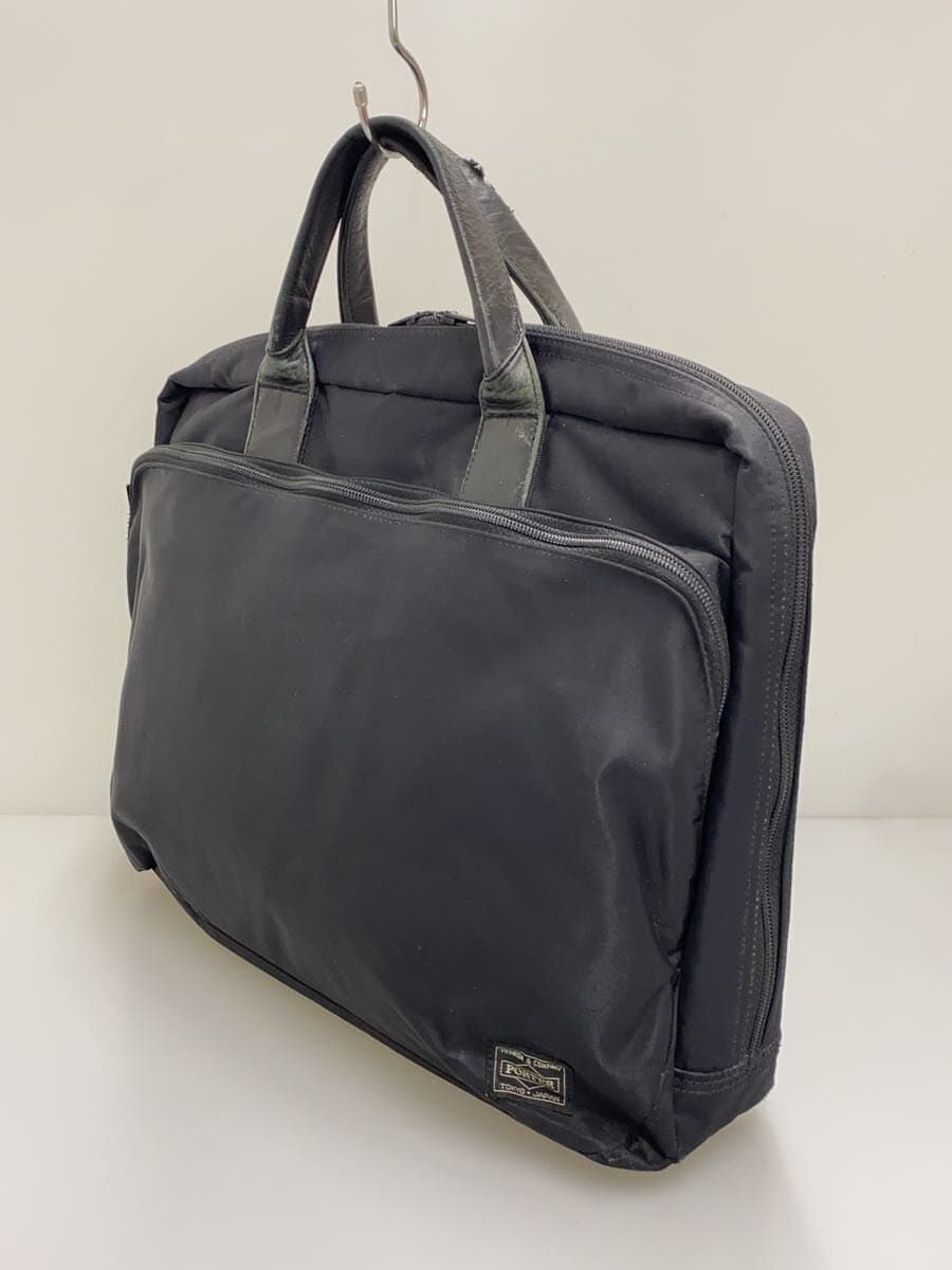 PORTER Briefcase Nylon Black Solid 2WAY BRIEFCASE TIME 2