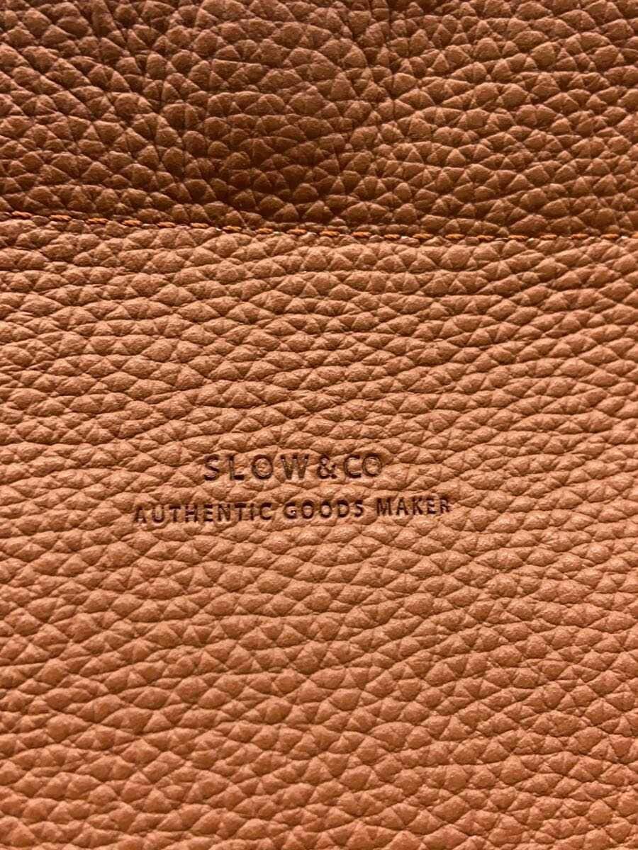 SLOW&CO shoulder bag -- BRW plain 5