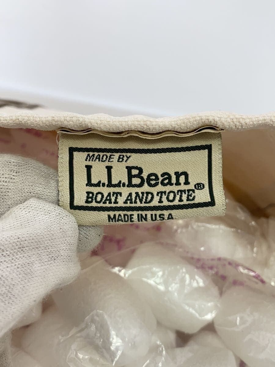 L.L.Bean Tote Bag Cotton BRW 22-092-463-0037-1-0 5
