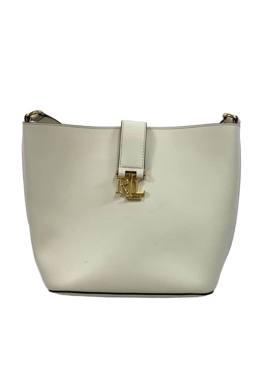 LAUREN RALPH LAUREN Shoulder Bag Leather WHT