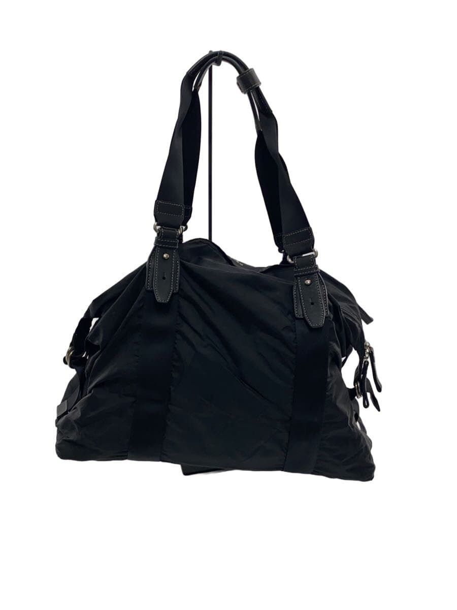 agnes b. Boston Bag Nylon Black 3