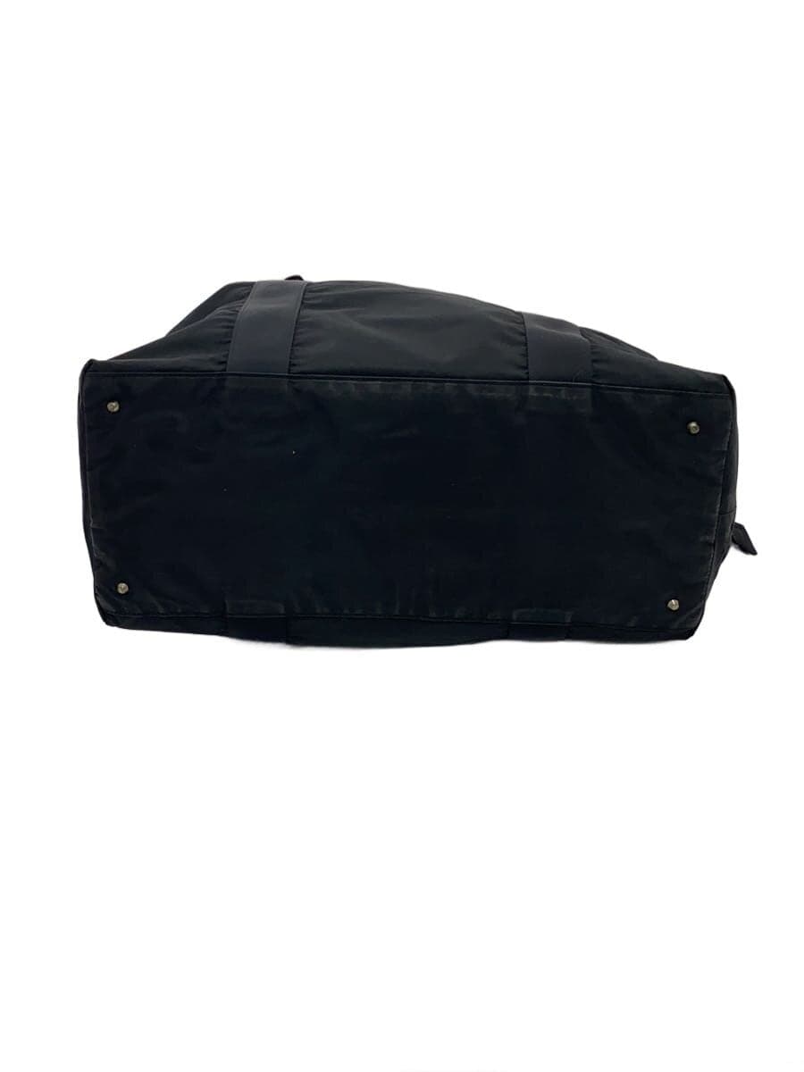 agnes b. Boston Bag Nylon Black 4
