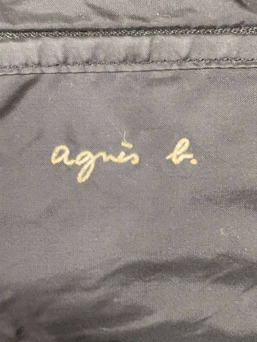 agnes b. Boston Bag Nylon Black 5