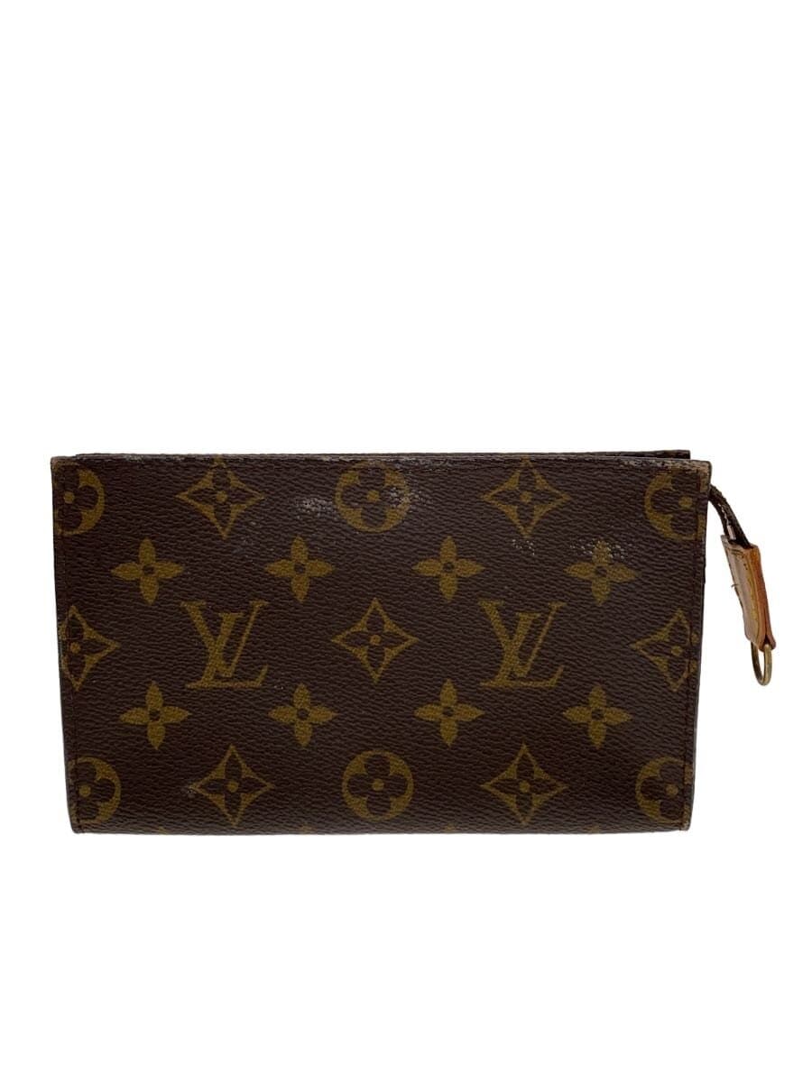LOUIS VUITTON Poche Toilette 15_Monogram Canvas PVC BRW