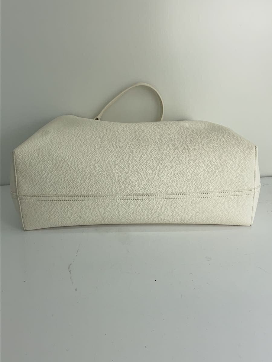 EMPORIO ARMANI Shoulder Bag Leather WHT 4