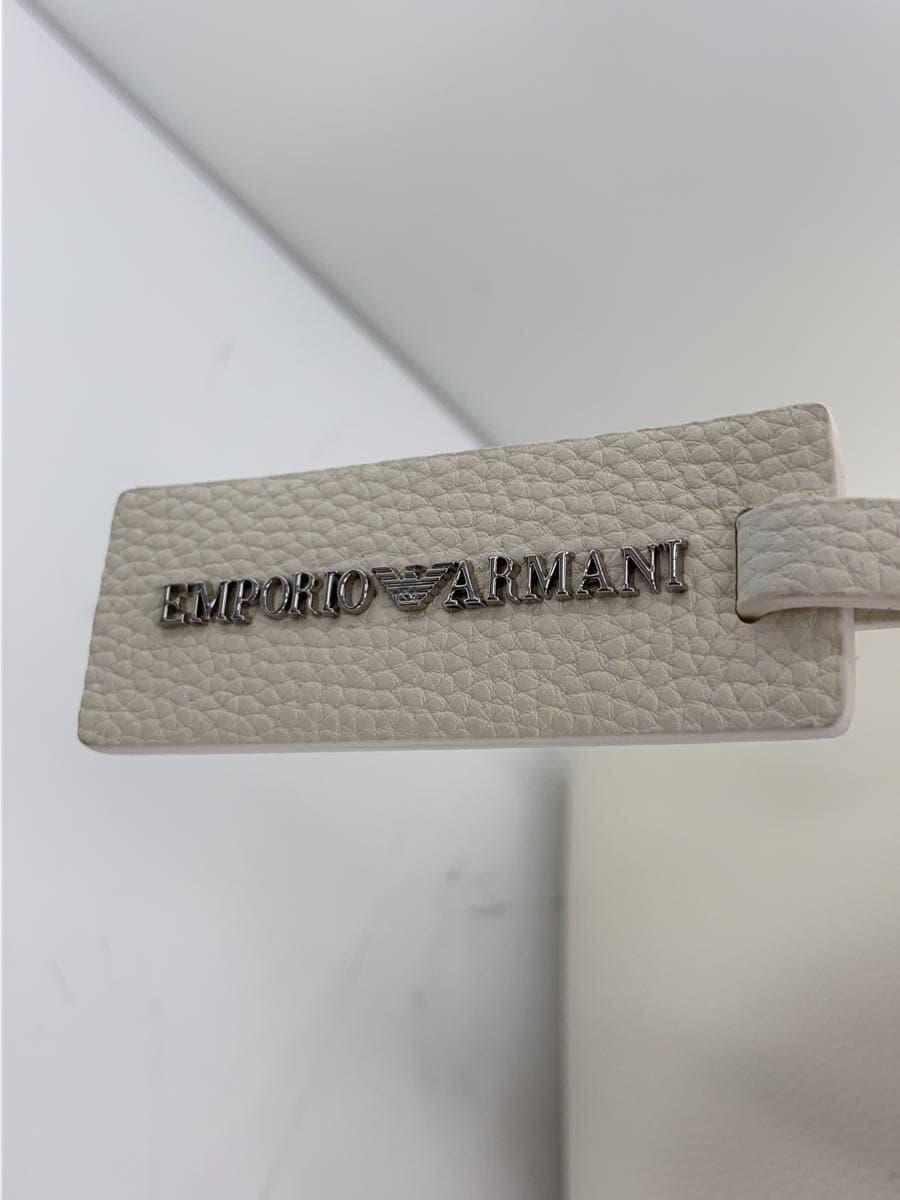 EMPORIO ARMANI Shoulder Bag Leather WHT 5