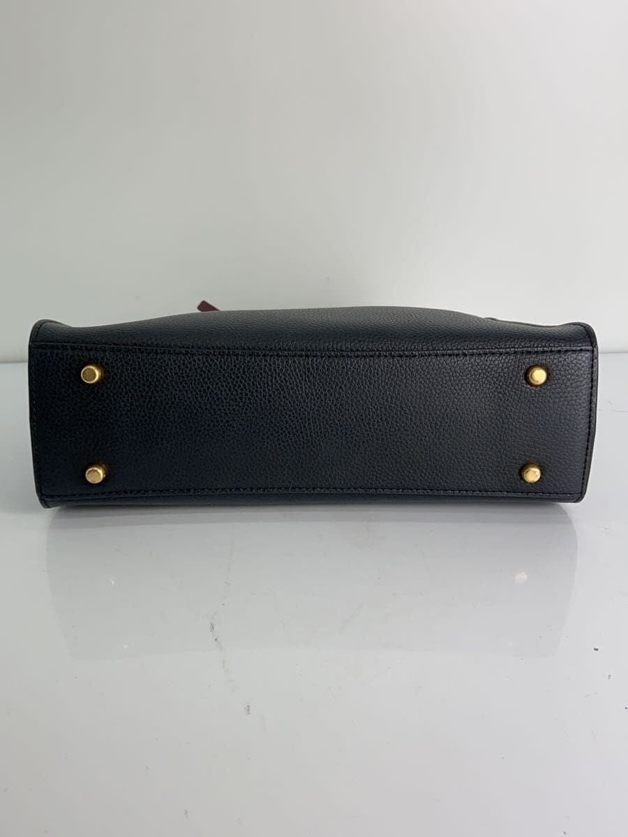 TORY BURCH Shoulder Bag Leather BLK 4