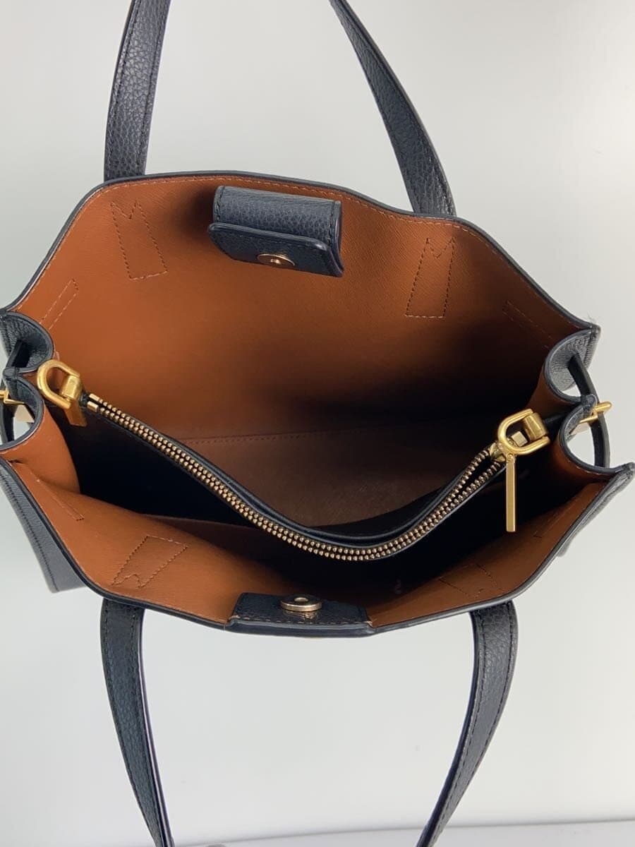 TORY BURCH Shoulder Bag Leather BLK 6