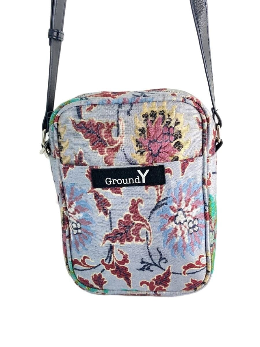 Ground Y Shoulder Bag BLU Floral