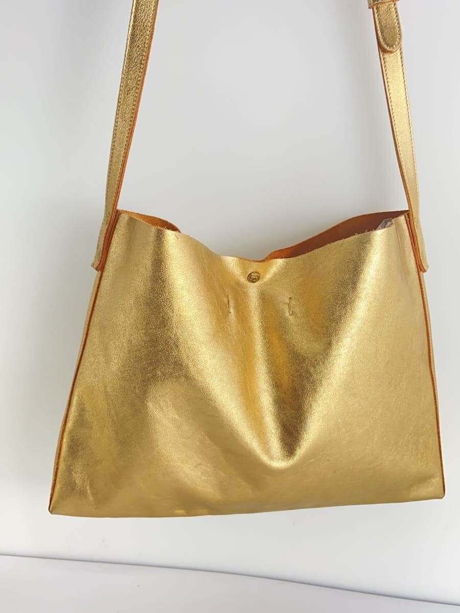 IL BISONTE Shoulder Bag Leather GLD 3