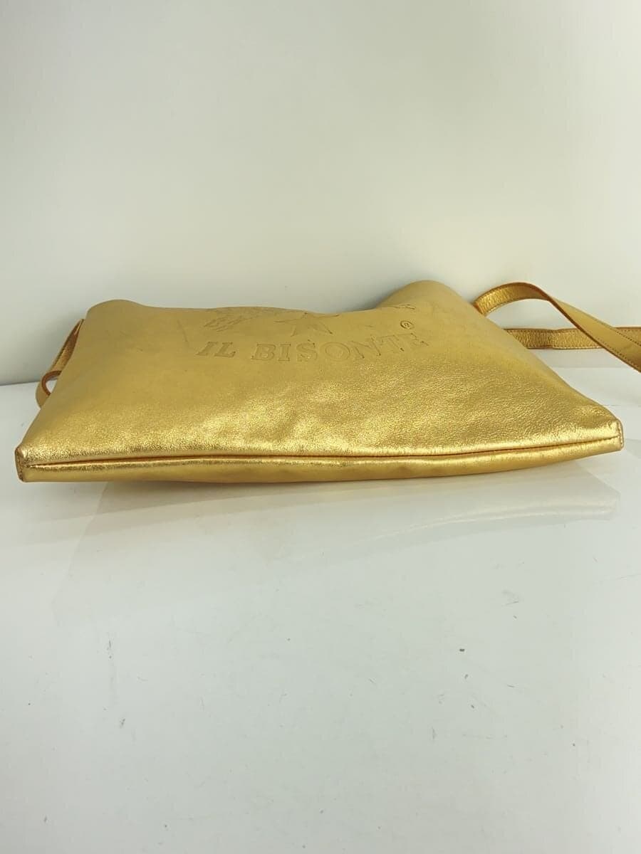 IL BISONTE Shoulder Bag Leather GLD 4