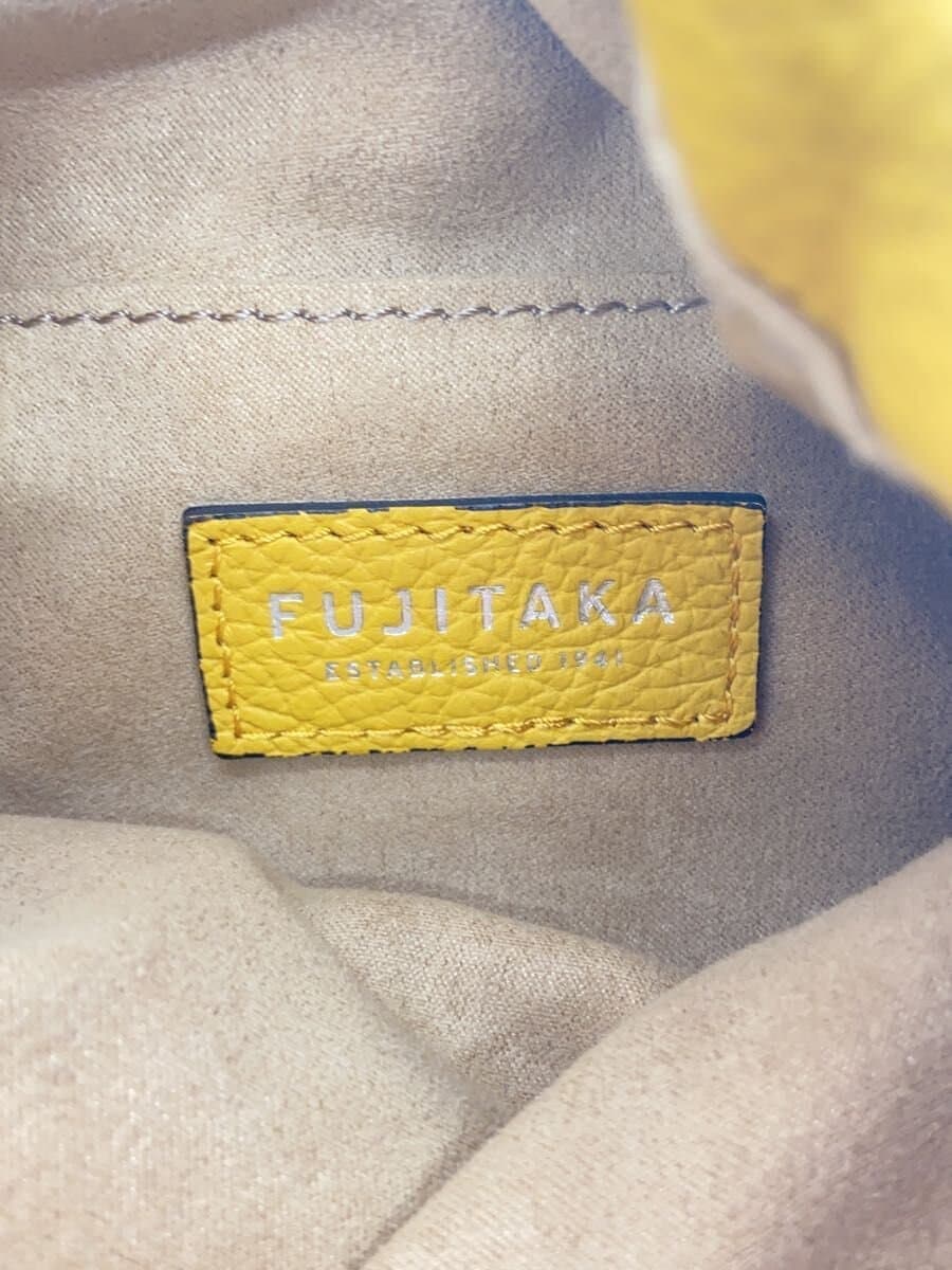 FUJITAKA Bag Leather YLW 4