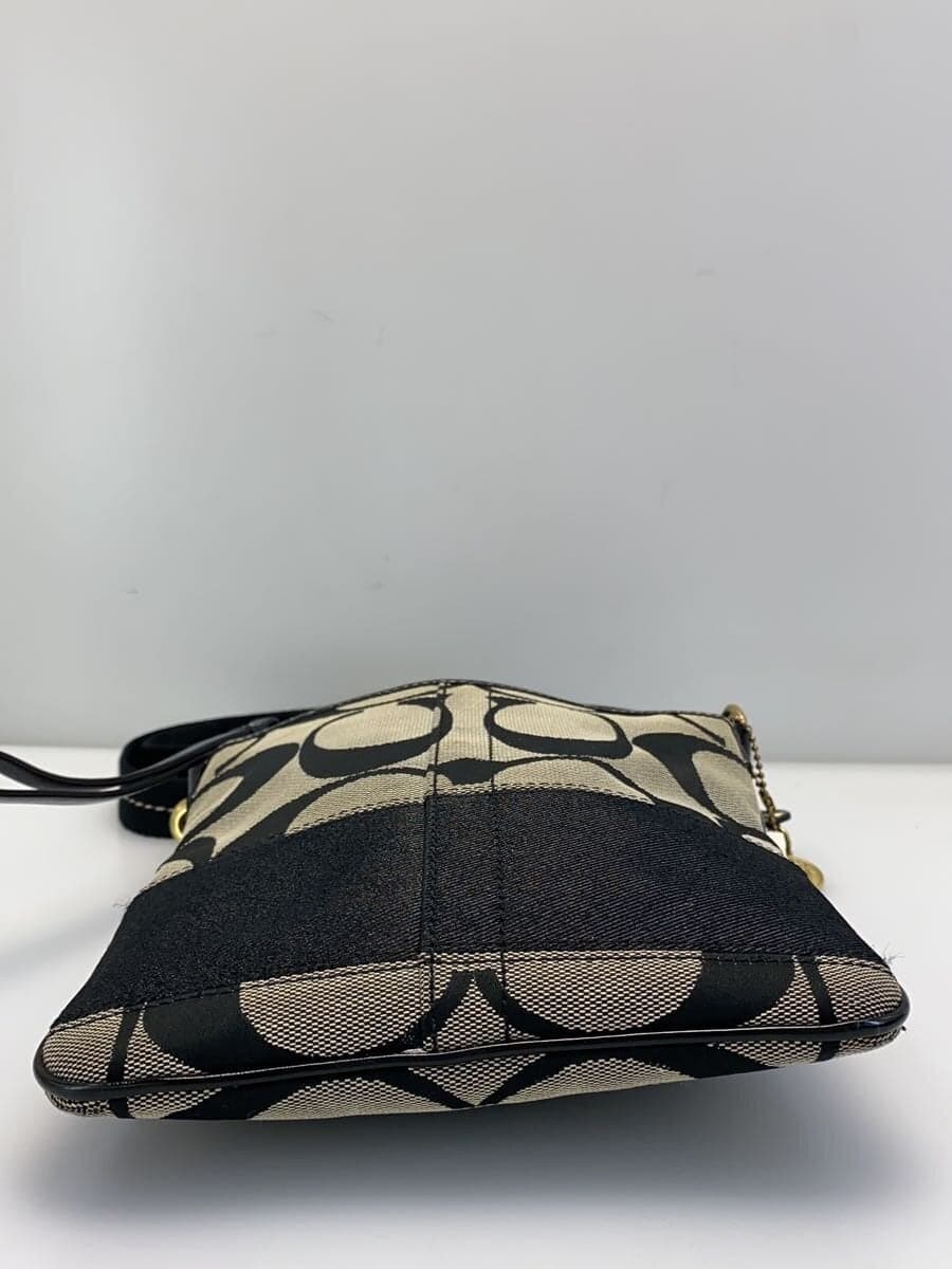 COACH Shoulder Bag_Signature Canvas BLK 4