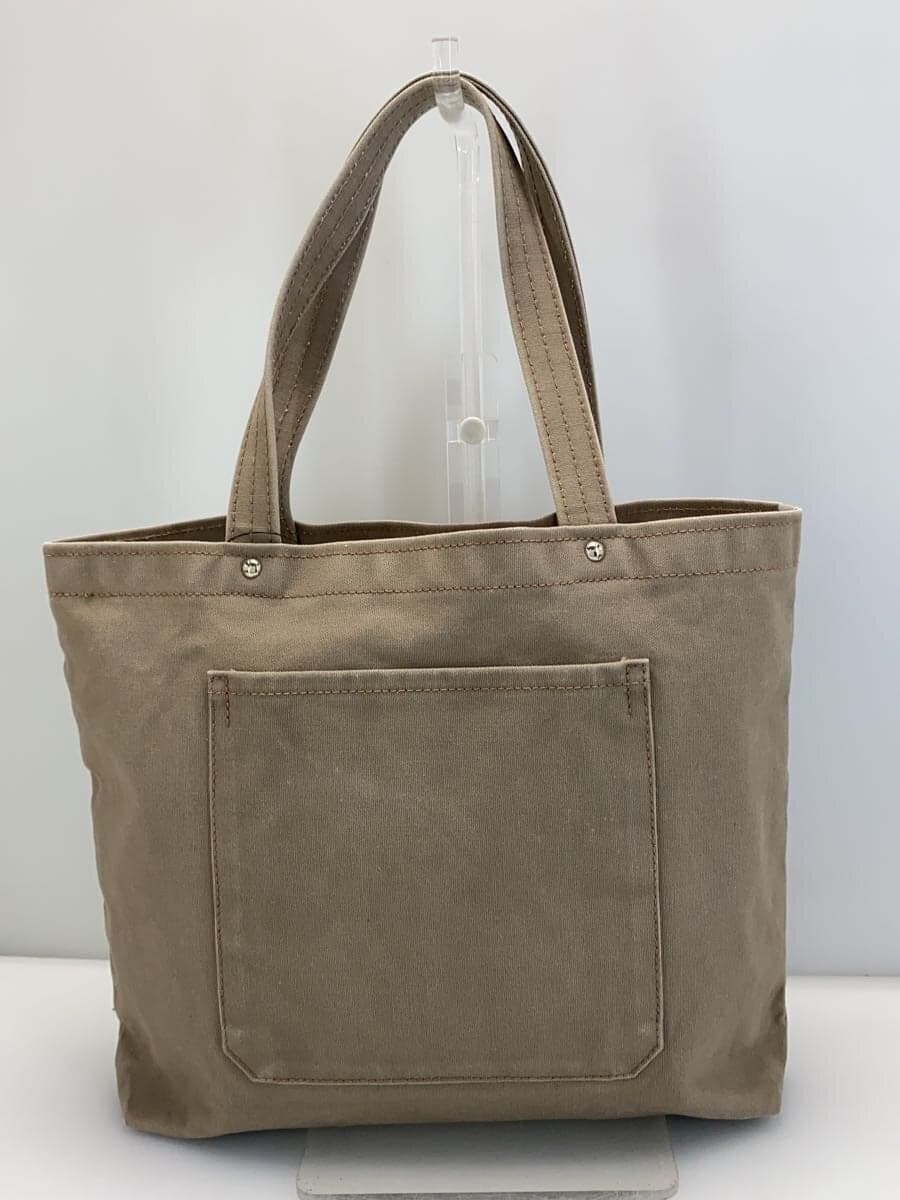 Ichizawa Hanpu Made Tote Bag Canvas BEG Solid 3