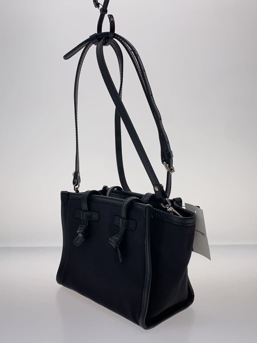 GIANNI CHIARINIMISS MARCELLA 2-Way Shoulder Bag Canvas BLK BS8065 2