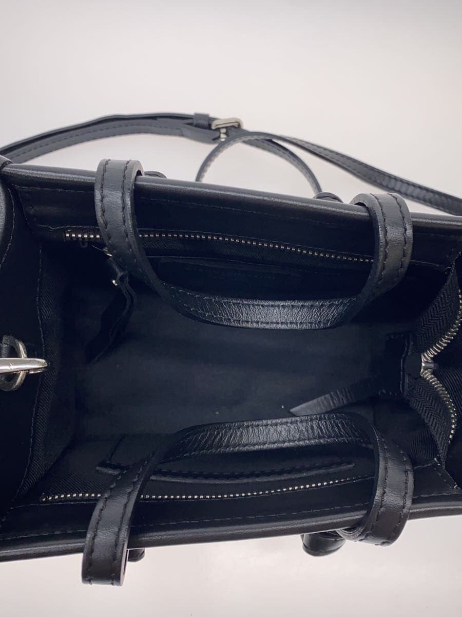 GIANNI CHIARINIMISS MARCELLA 2-Way Shoulder Bag Canvas BLK BS8065 6