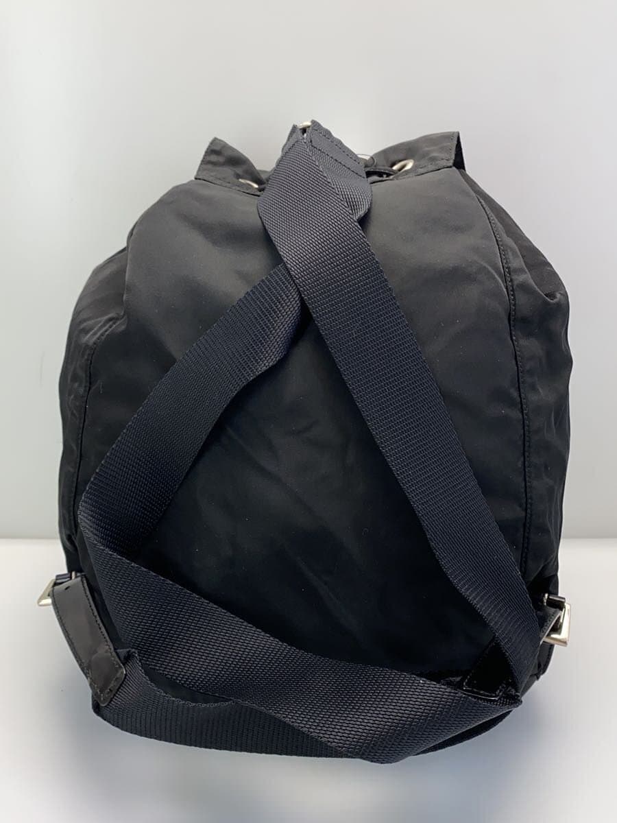 PRADA90s-00s Backpack Nylon V135 Drawstring Type Triangle Logo 3
