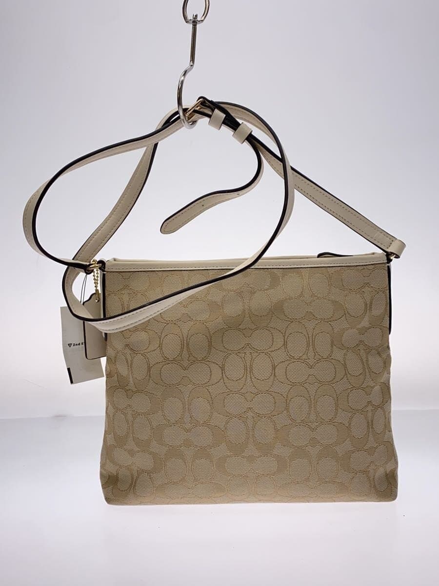 COACH Shoulder Bag_Signature Outline Signature Zip File Crossbody 3