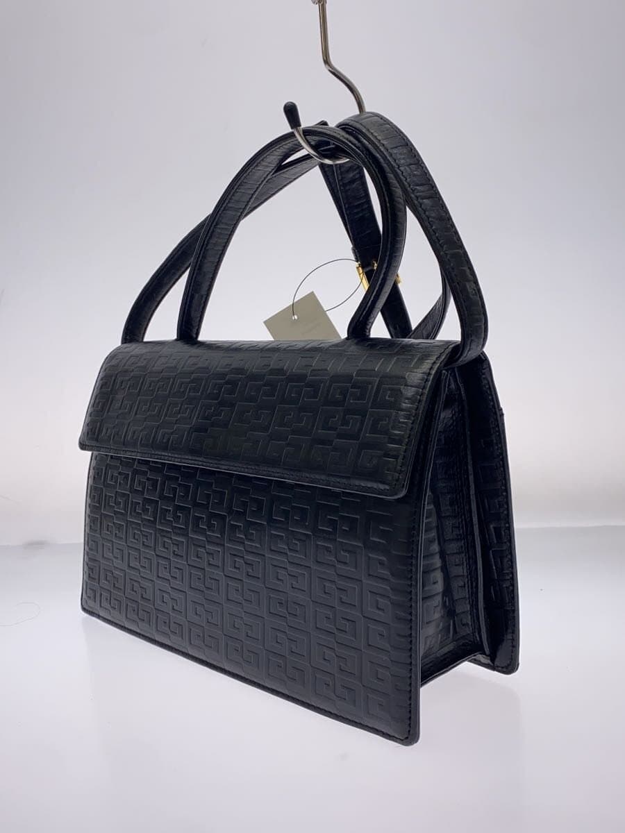 GIVENCHY Vintage 4G Logo Embossed Leather Square Flap Shoulder Bag 2