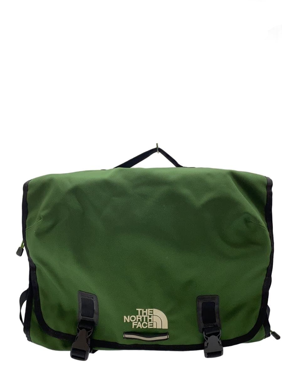 THE NORTH FACE Shoulder Bag Green Messenger Bag Shows signs of wear