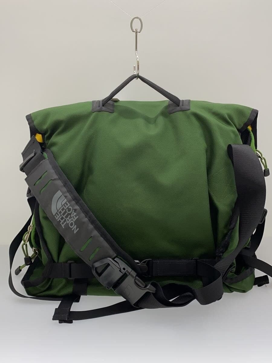 THE NORTH FACE Shoulder Bag Green Messenger Bag Shows signs of wear 3