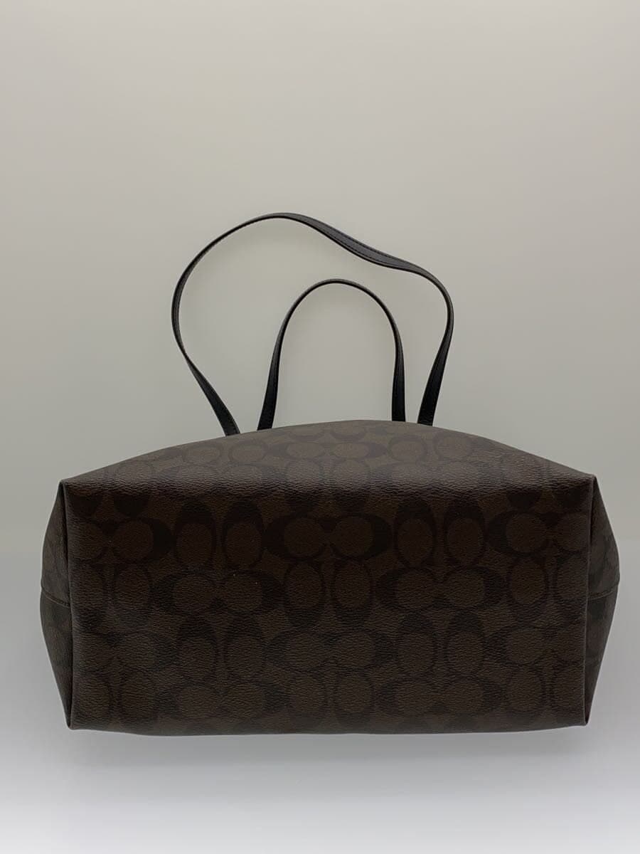 COACH Tote Bag_Signature Allover Pattern Corner Wear City Tote In Signature 4