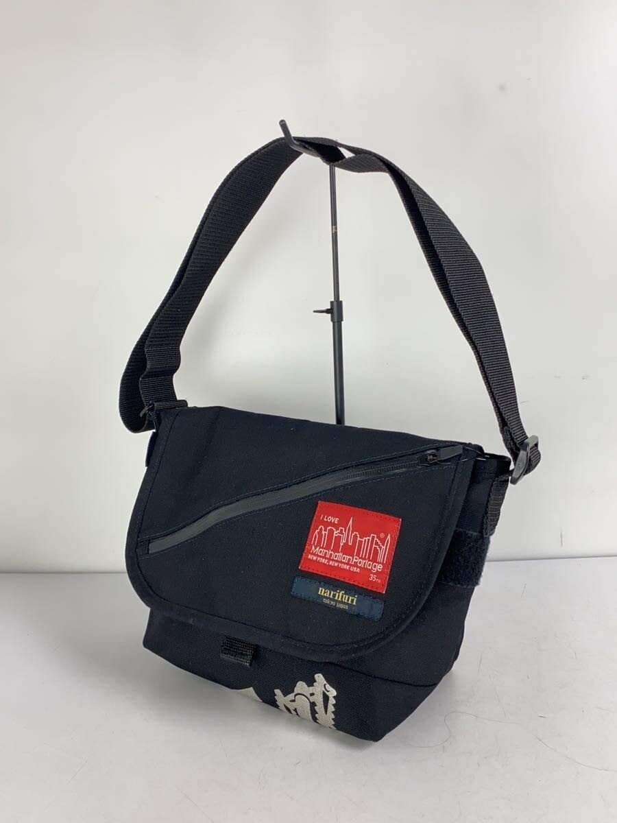 narifuri x Manhattan Portage x Manhattan Portage Messenger Bag Black N17 373922 2