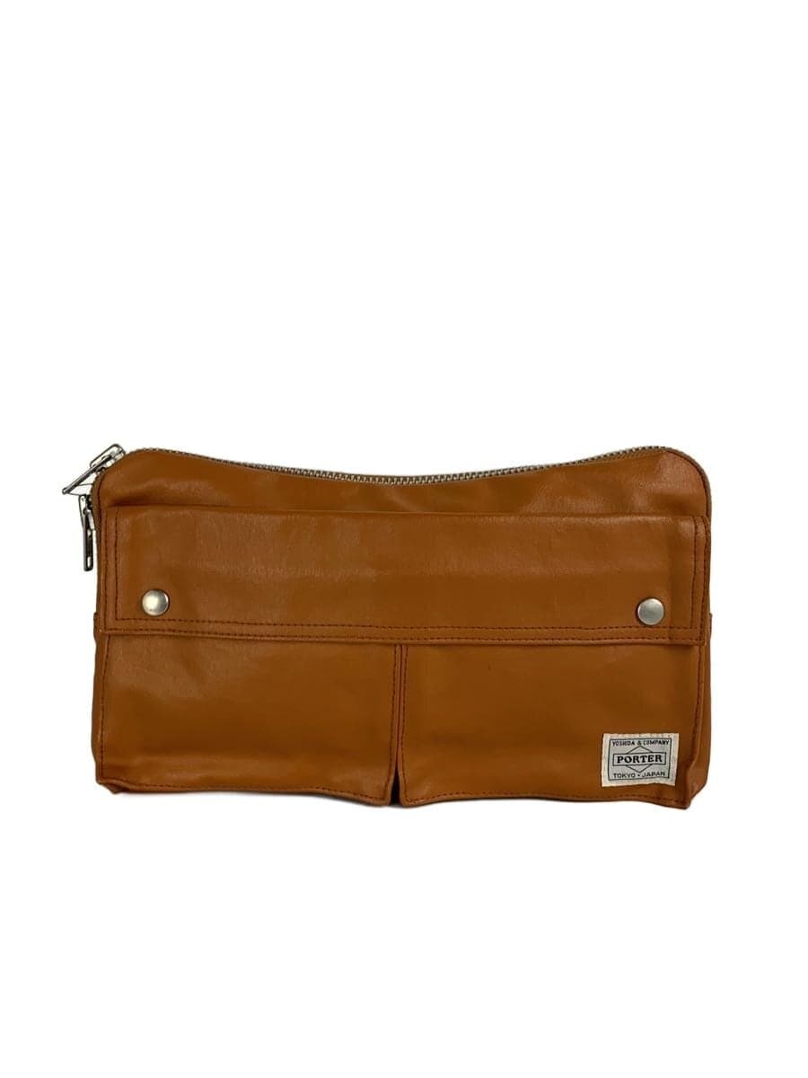 PORTERFREE STYLE Shoulder Bag Camel Plain 707-08211