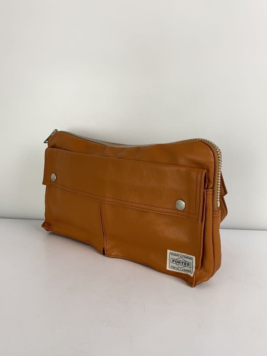 PORTERFREE STYLE Shoulder Bag Camel Plain 707-08211 2