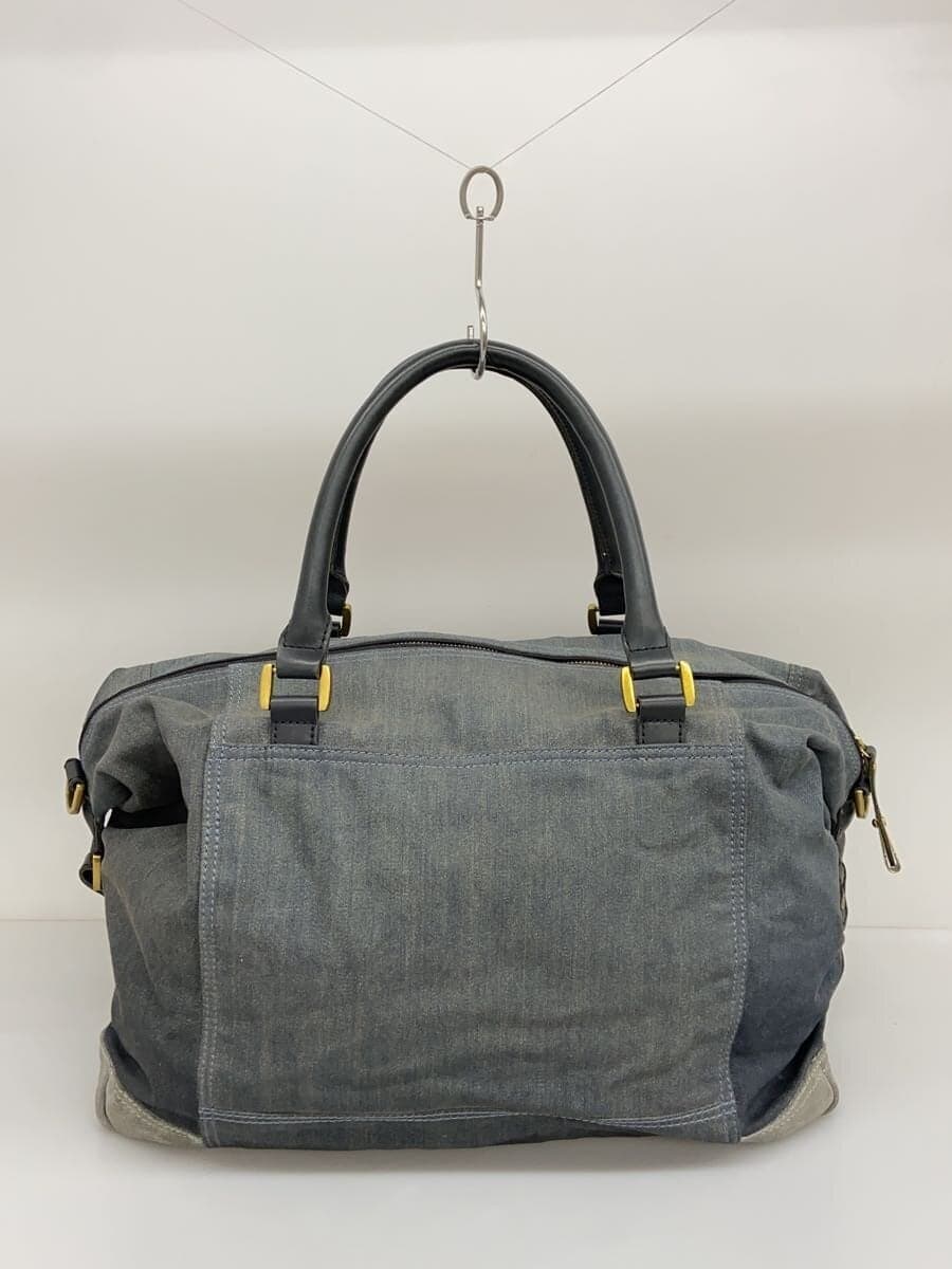 DIESEL Boston Bag Denim GRY Solid 3
