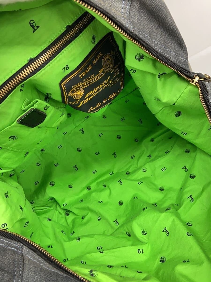 Diesel Fashion Boston Bag Denim GRY Solid 6