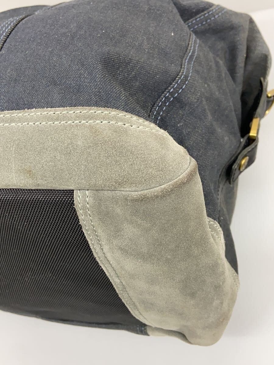 DIESEL Boston Bag Denim GRY Solid 7