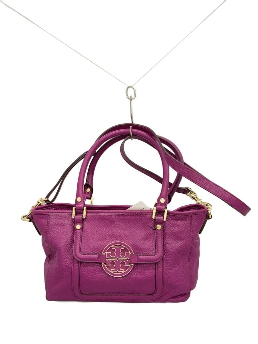 TORY BURCH Shoulder Bag Leather PUP Solid HTW038